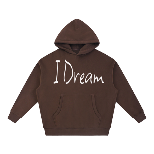 Essential Oversized Boxy Fit Fleece Hoodie